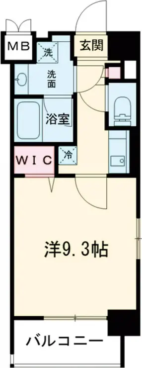 レグルス立川 4階階 間取り