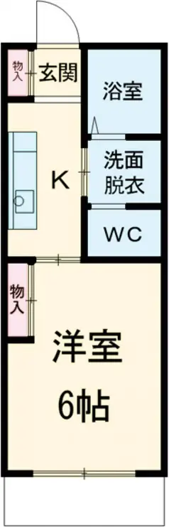 アーバンベルテ 4階階 間取り