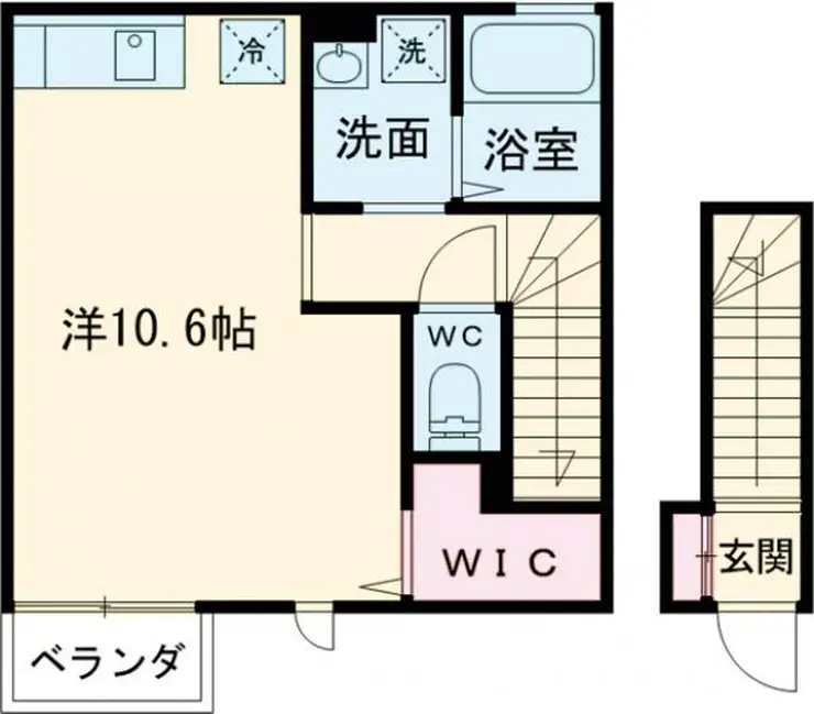 フロース 2階階 間取り