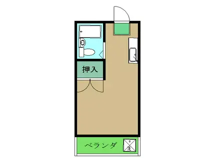 第3エコーマンション(ワンルーム/3階)の間取り写真