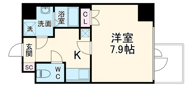 RISING STAGE 3階階 間取り