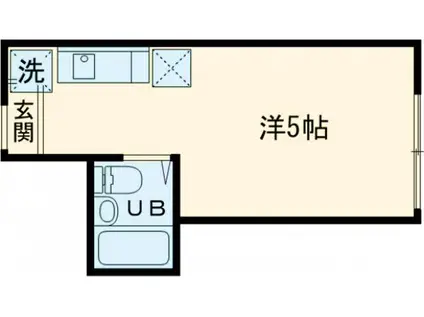 リプロン押上(ワンルーム/2階)の間取り写真