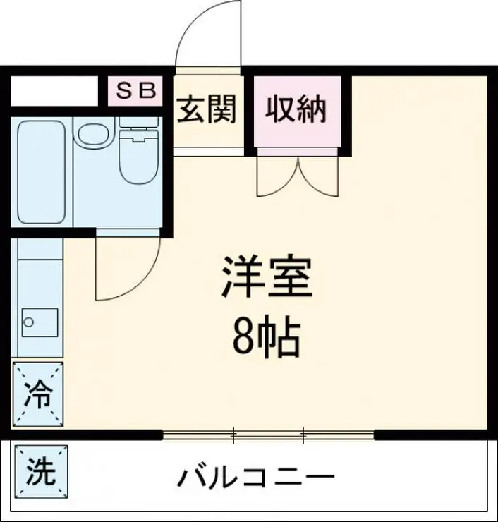 シャトレー国立 3階階 間取り