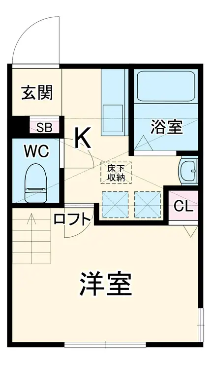 セレンゲティ北里 2階階 間取り