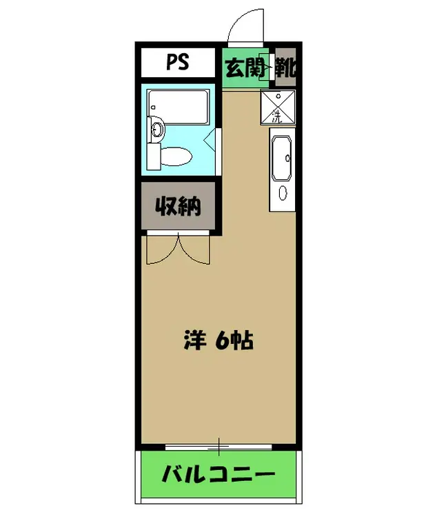瀬川ビル 2階階 間取り