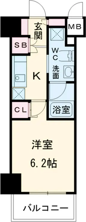 レアライズ立川AZ 2階階 間取り