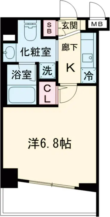 レアライズ立川AZ 4階階 間取り