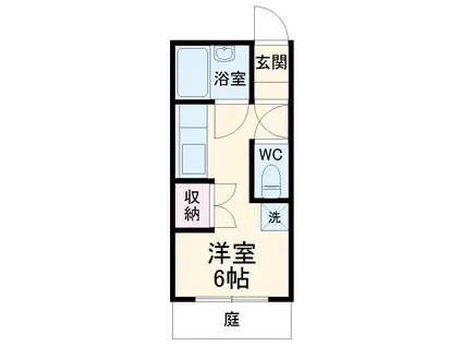 メゾン池田(ワンルーム/1階)の間取り写真