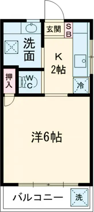 第一ハイツ小池 3階階 間取り