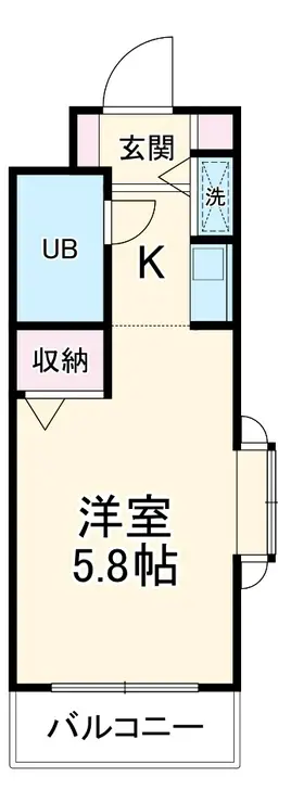 ジョイフル溝の口 1階階 間取り