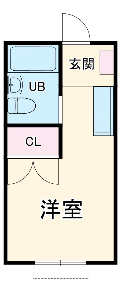 サン・アイレーネ(ワンルーム/3階)の間取り写真