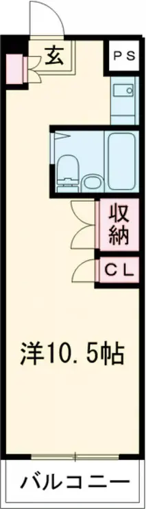 市村第2マンション 2階階 間取り
