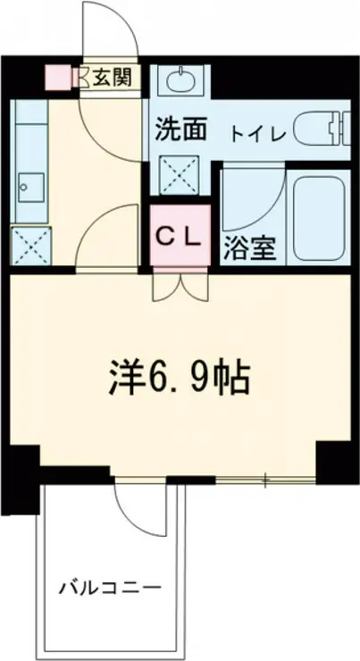 ステージグランデ府中東 7階階 間取り