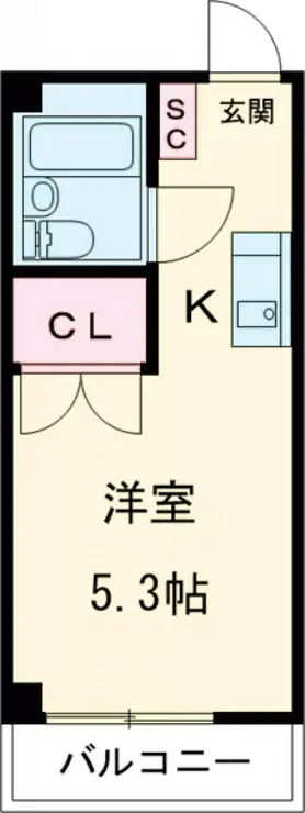 パークアベニュー桜 4階階 間取り