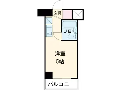 TOP立川(ワンルーム/2階)の間取り写真