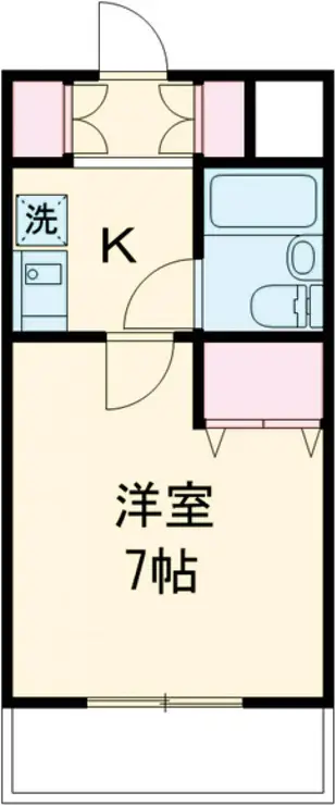 メゾンむさし野 4階階 間取り