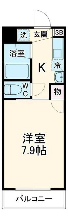 ハイツFK相模大野 2階階 間取り