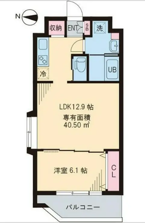オクラファーム府中 2階階 間取り