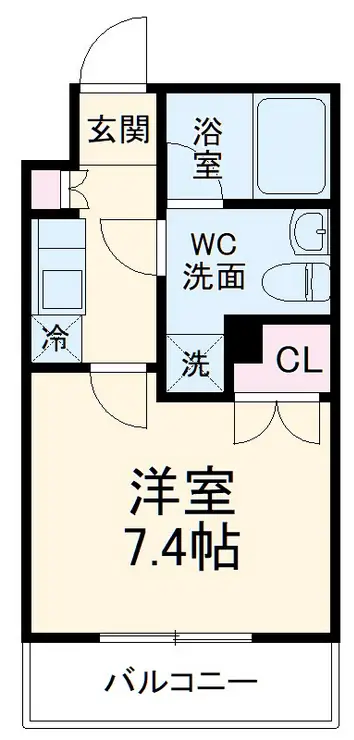 エクセリア溝ノ口 1階階 間取り