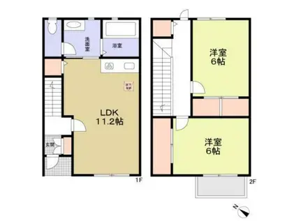 フォレストコート所沢中富(2LDK)の間取り写真
