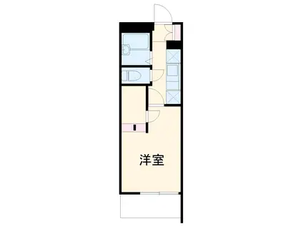 レオパレス花梨(1K/3階)の間取り写真