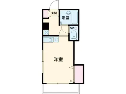 ハイツ291(ワンルーム/2階)の間取り写真