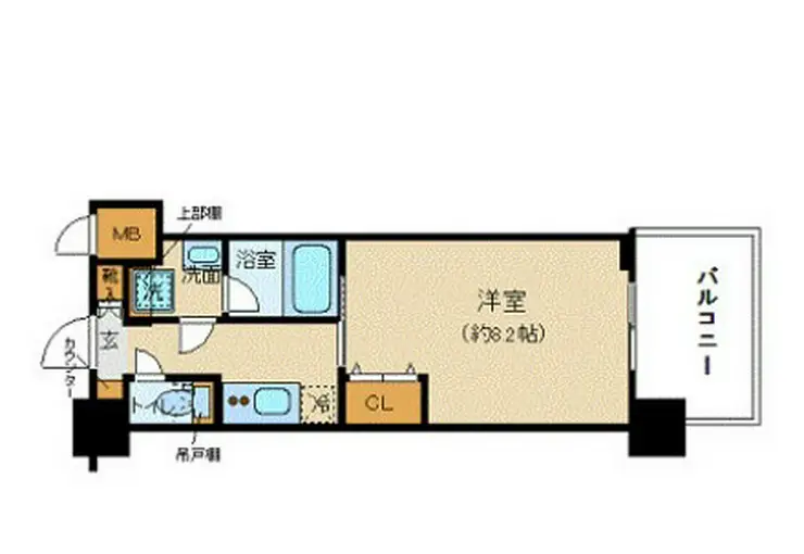 ZOOM調布 4階階 間取り