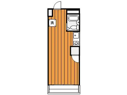 ビレッジオーク八王子(ワンルーム/3階)の間取り写真