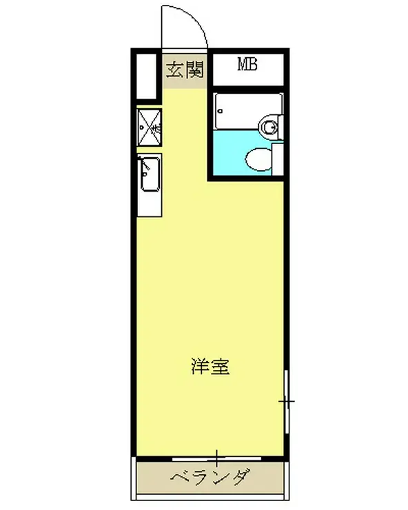 コーポヒーロ 1階階 間取り