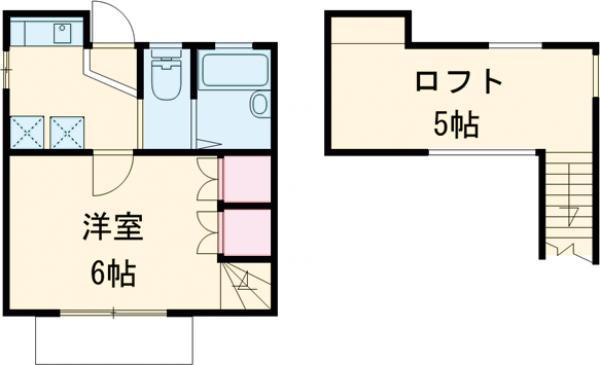 京王電鉄京王線 調布駅 徒歩12分 2階建 築11年(2K)の間取り写真