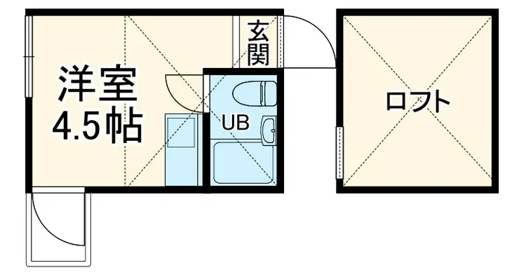 ロフト高津 1階階 間取り