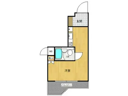 サァラ府中(ワンルーム/2階)の間取り写真