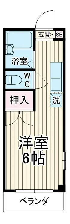 セゾンドゥー 3階階 間取り