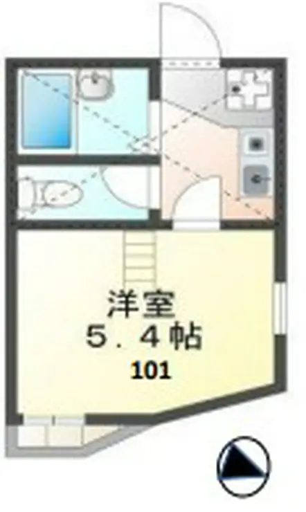 オーナメント西町 1階階 間取り