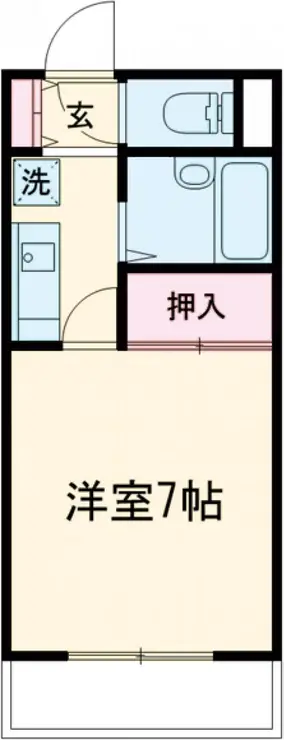 ヴェルテ奥西パートII 1階階 間取り
