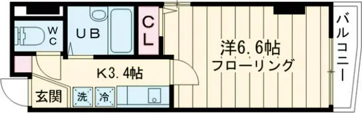 ヴィーアセッテ 3階階 間取り