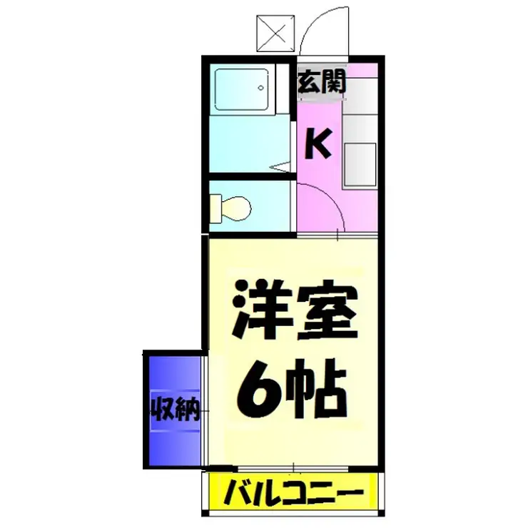 サンセリテ小仲台 2階階 間取り