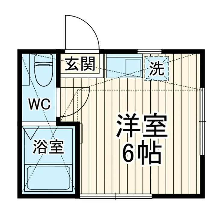 ユナイト大倉山ジェームス・ワトソン 1階階 間取り
