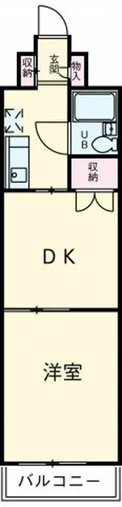 大森南マンション 1階階 間取り