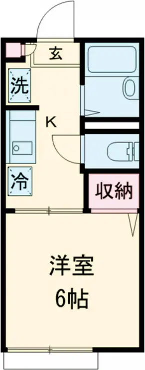 ADハイツ 2階階 間取り