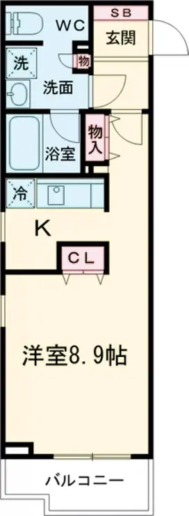パシフィックコート目黒南 1階階 間取り