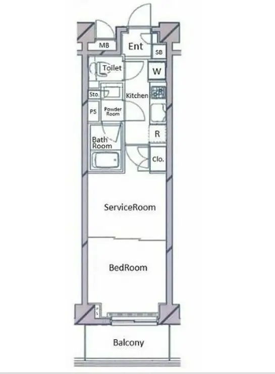 レグノ・スイート三軒茶屋 1階階 間取り