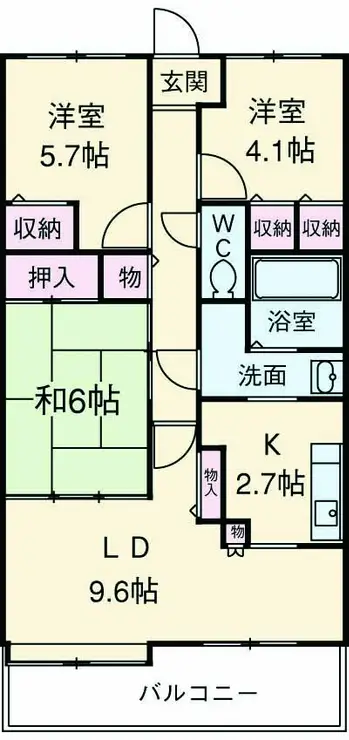 マ・メゾン寿 7階階 間取り