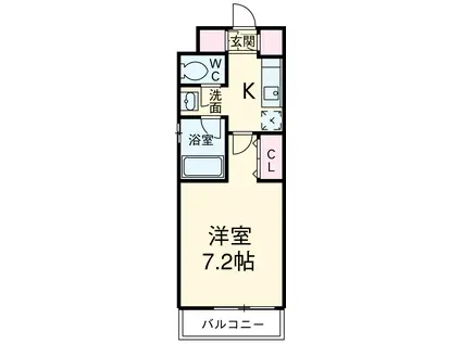 HF駒沢公園レジデンスTOWER(1K/8階)の間取り写真