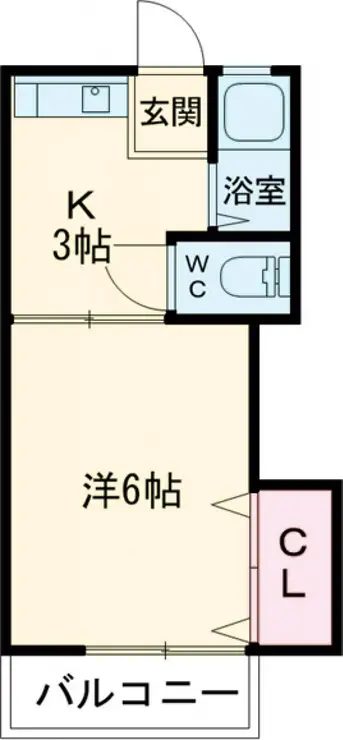 如水ハイツ 1階階 間取り