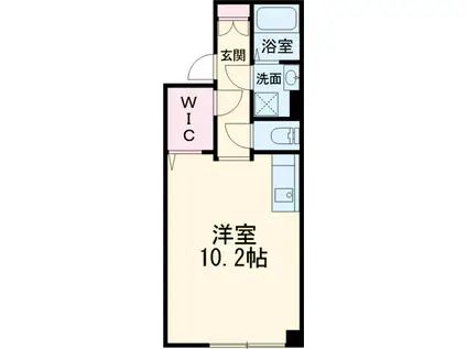 LEGALAND 三軒茶屋(ワンルーム/3階)の間取り写真