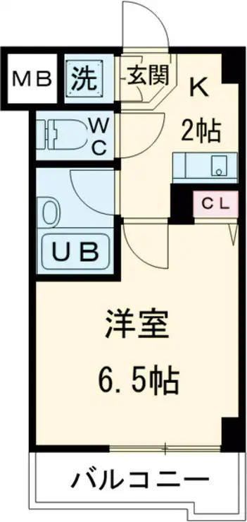 ルーブル都立大学参番館 7階階 間取り