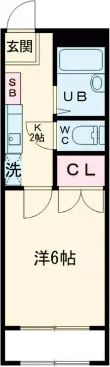 尾山台QSハイム 2階階 間取り