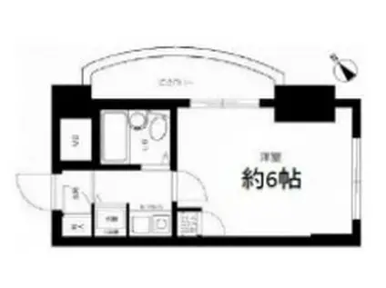 プレールアイディ大森Ⅱ(1K/10階)の間取り写真