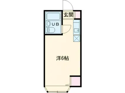 アルス下馬Ⅱ(ワンルーム/3階)の間取り写真